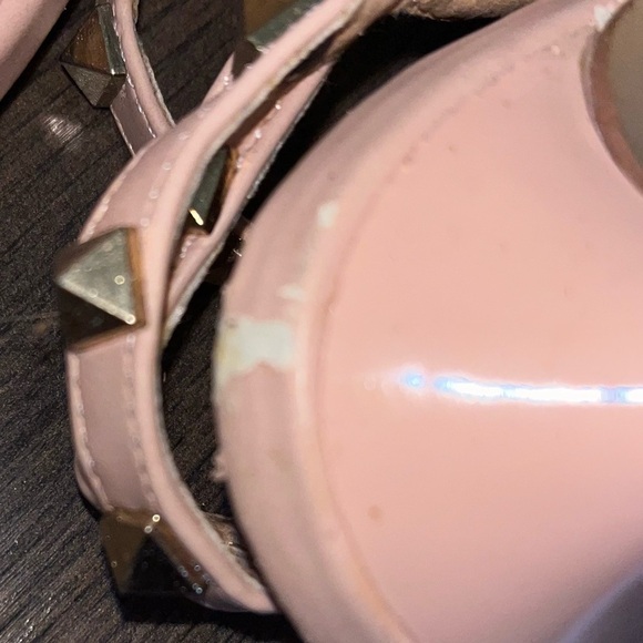 Chunky Heel Comfort Studded Flats Rivet Strappy D'orsay Pointed Toe Women Shoes - Picture 6 of 6